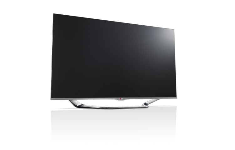 LG Silverfärgad 55 tums SMART TV i Cinema Screen-design med Magic Remote, 0,9 GHz dual core-processor och 1,25 GB RAM. Cinema 3D, Wi-Fi och DLNA. , 55LA691V