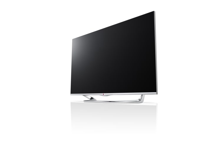 LG Mettalfärgad 55 tums SMART TV i Cinema Screen-design med vita detaljer och Magic Remote, 0,9 GHz dual core-processor och 1,25 GB RAM. Cinema 3D, Wi-Fi och DLNA. , 55LA740V