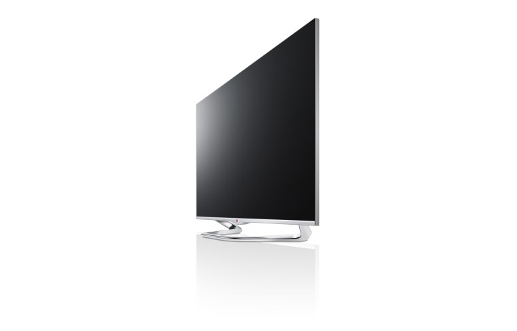 LG Mettalfärgad 55 tums SMART TV i Cinema Screen-design med vita detaljer och Magic Remote, 0,9 GHz dual core-processor och 1,25 GB RAM. Cinema 3D, Wi-Fi och DLNA. , 55LA740V