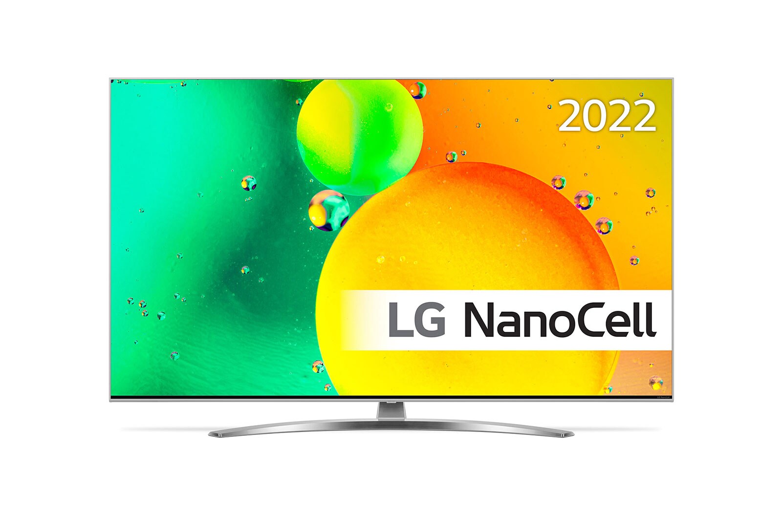 LG NanoCell TV sedd framifrån