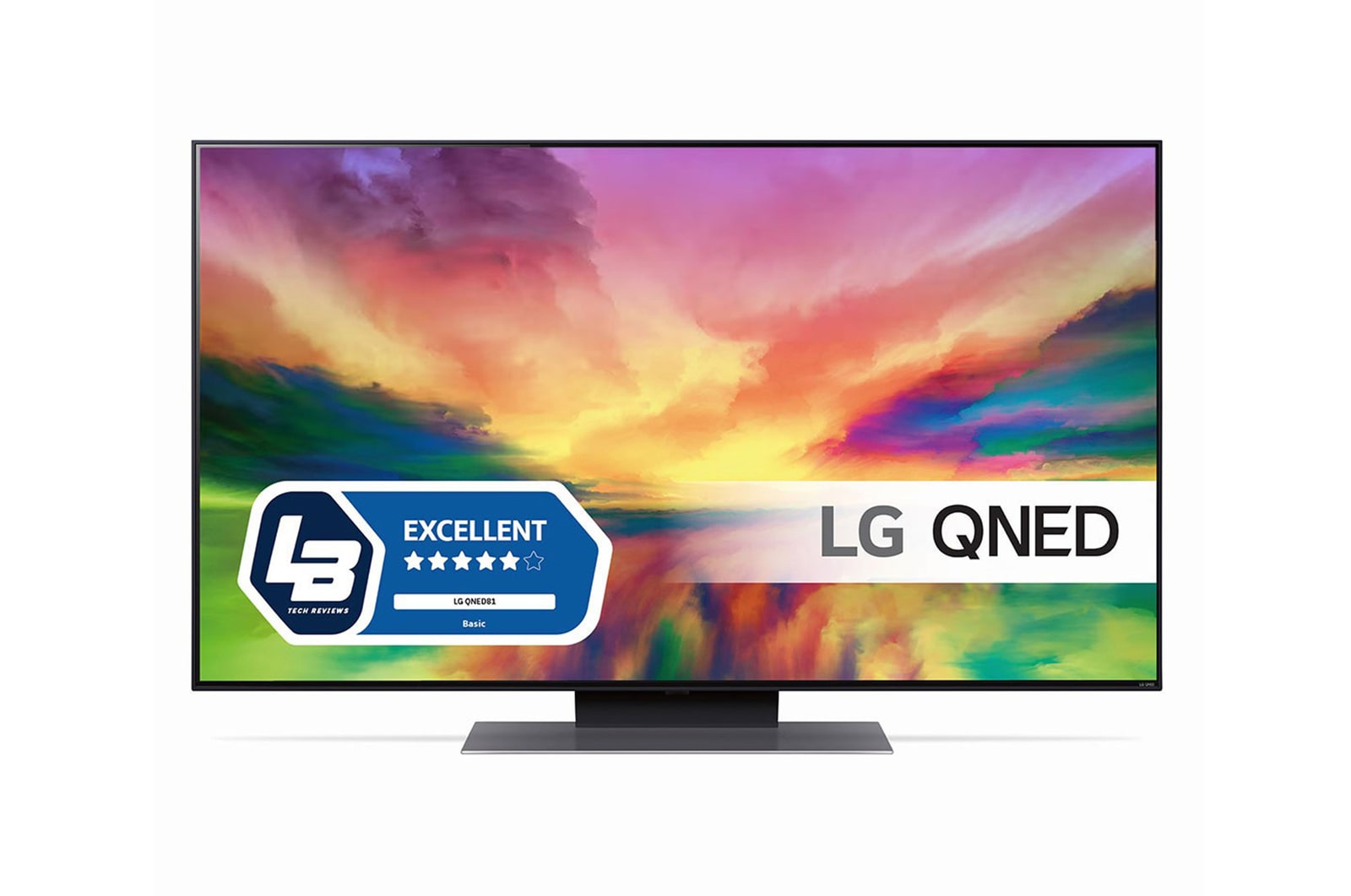 LG 55'' QNED 81 - 4K TV (2023), front view, 55QNED816RE