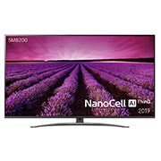 Vy framifrån av LG NanoCell TV- 55  55SM8200PLA
