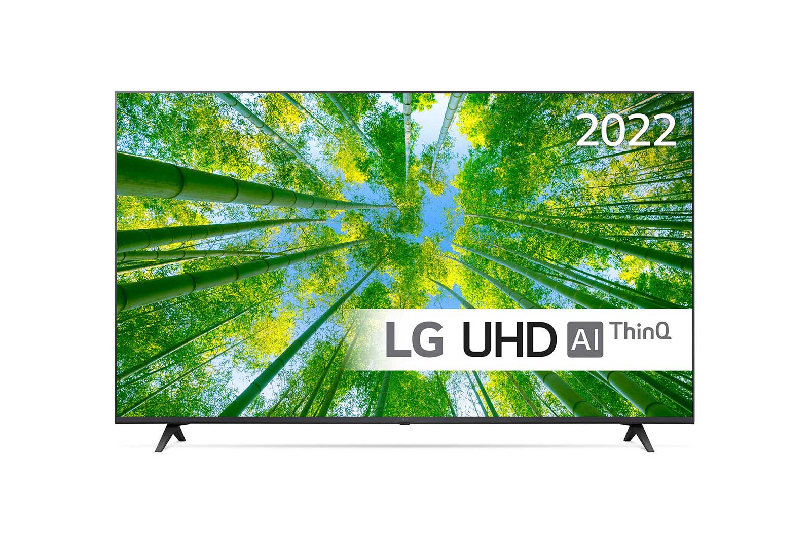 Vy framifrån av 55&#34; UQ8000 - 4K UHD Smart TV - 55UQ80006LB 55UQ80006LB