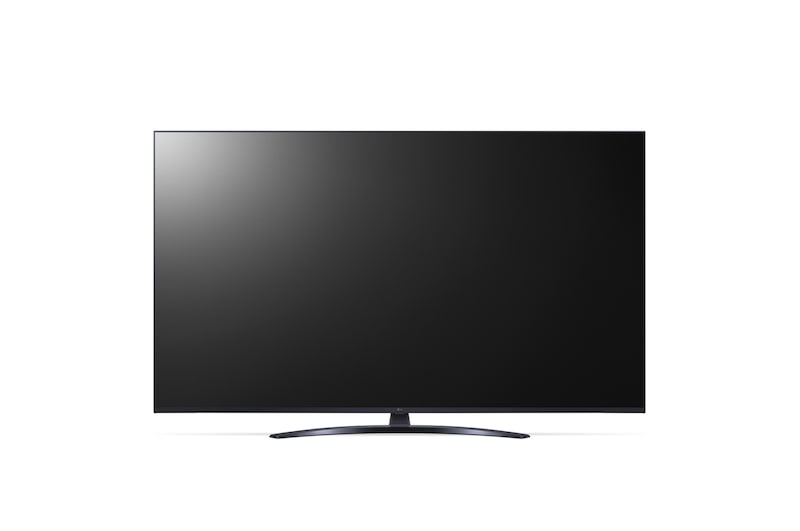 LG 55'' UHD UR81 - 4K TV (2023), 'frontvy utan fyllning, 55UR81006LJ