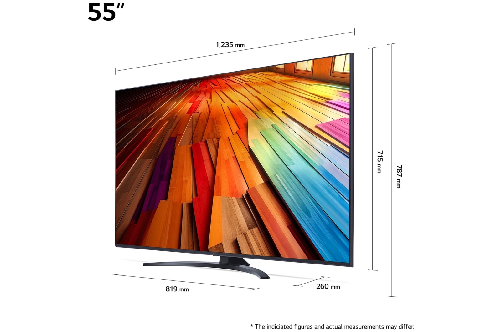 LG 55 tum LG UHD AI UT81 4K Smart TV 2024, 55UT81006LA