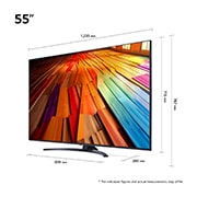 LG 55 tum LG UHD AI UT81 4K Smart TV 2024, 55UT81006LA