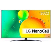 LG NanoCell TV sedd framifrån