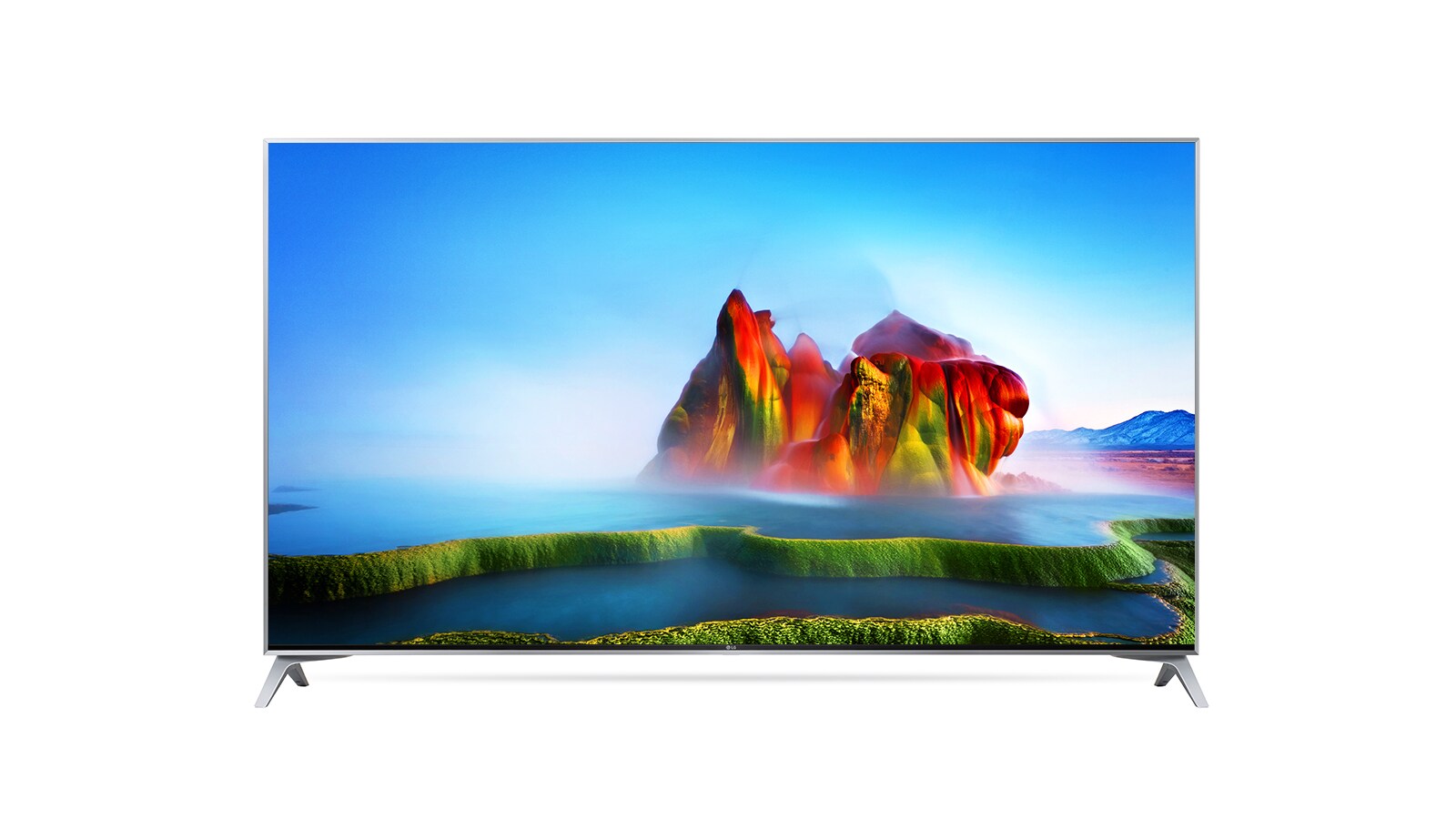 Vy framifrån av LG SUPER UHD TV 65&#34; 65SJ800V