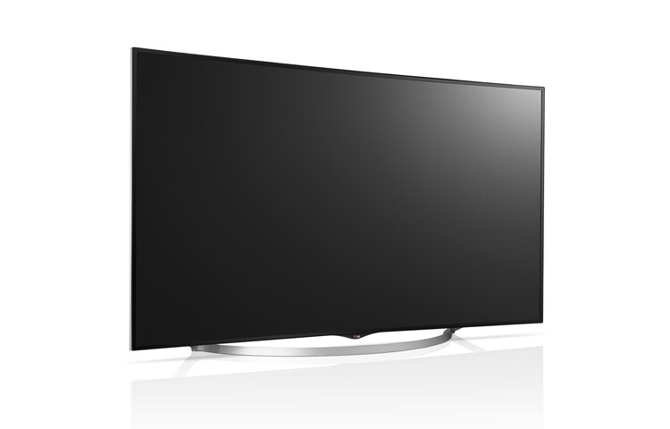 LG KURVAD PREMIUM ULTRA HD-SKÄRM MED INBYGGDA HÖGTALARE PÅ 35 WATT. DEN HAR ÄVEN WEBOS SMART TV MED PREMIUMINNEHÅLL, 3D, WI-FI, DLNA OCH MAGIC REMOTE., 65UC970V