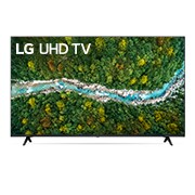 Vy framifrån av  LG UP77 65 tum 4K Smart UHD-TV 65UP77006LB