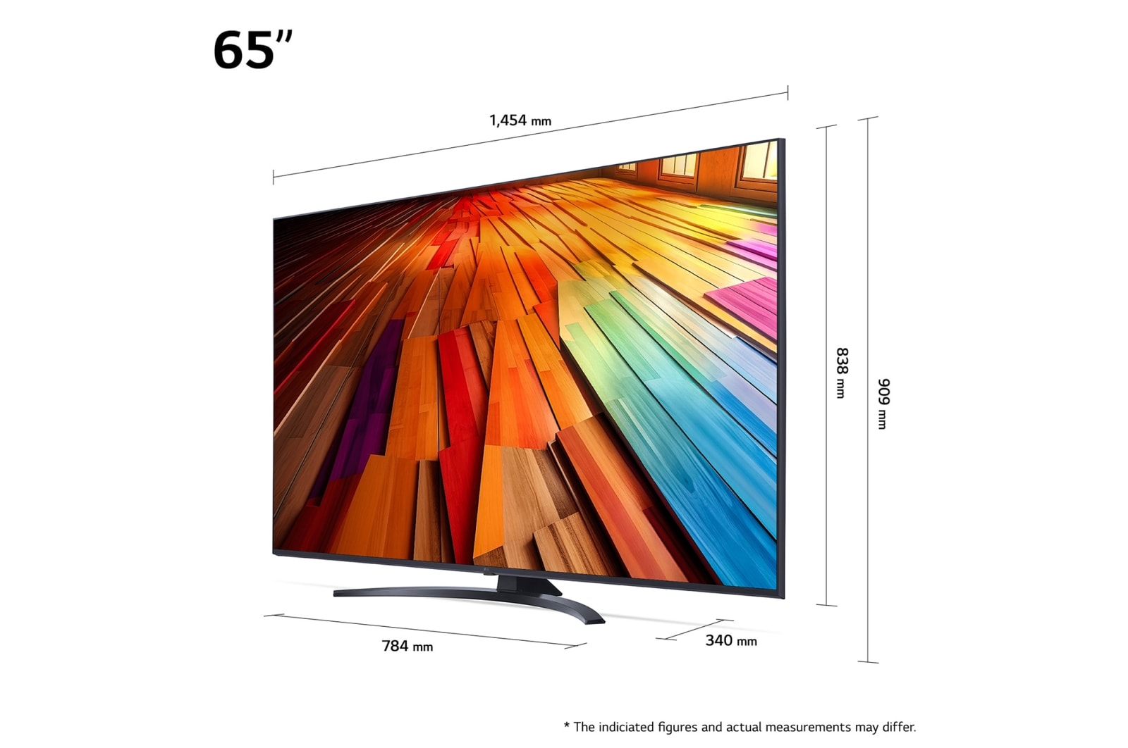 LG 65 tum LG UHD AI UT81 4K Smart TV 2024, 65UT81006LA