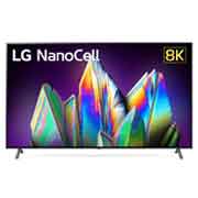 Vy framifrån av LG 8K NanoCell TV 75NANO996NA