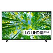 Vy framifrån av 75&#34; UQ8000 - 4K UHD Smart TV - 75UQ80006LB 75UQ80006LB