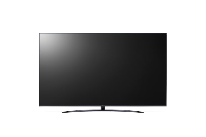 LG 75'' UHD UR81 - 4K TV (2023), 'frontvy utan fyllning, 75UR81006LJ