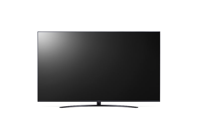 LG 75'' UHD UR81 - 4K TV (2023), 'frontvy utan fyllning, 75UR81006LJ