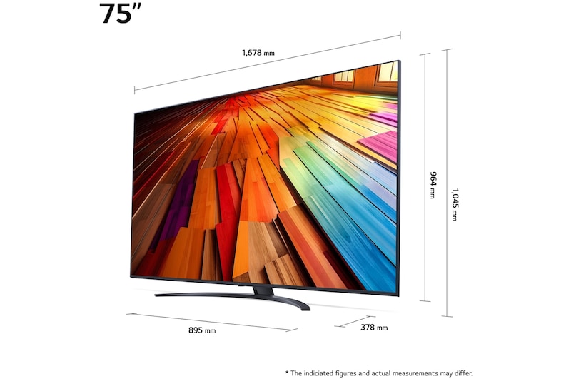 LG 75" UHD AI UT81 4K Smart TV 2024, 75UT81006LA