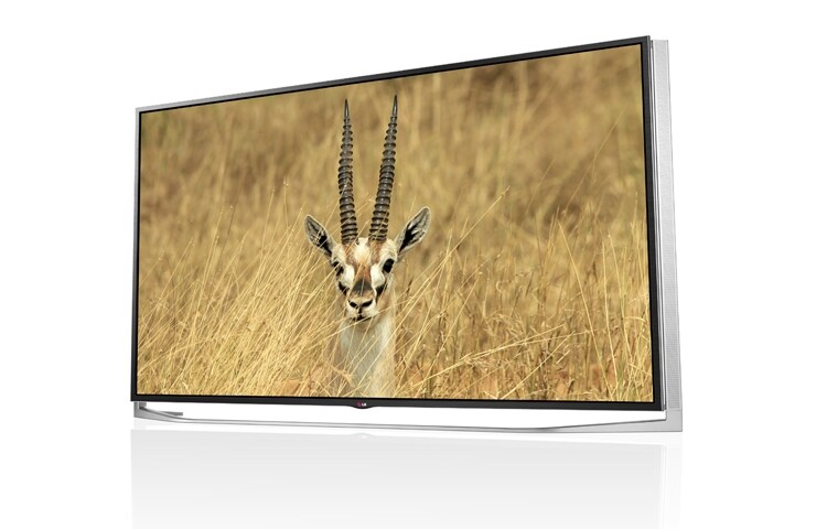 LG Premium LG ULTRA HD TV ger dig äkta biokänsla i vardagsrummet. Denna magnifika skärm har extremt hög bild- och ljudkvalitet. LG ULTRA HD tar bildkvalitet och skärpa till en helt ny nivå med fyra gånger högre bildupplösning än Full HD. Bilden är extremt tydlig och skarp – även på nära håll., 84UB980V