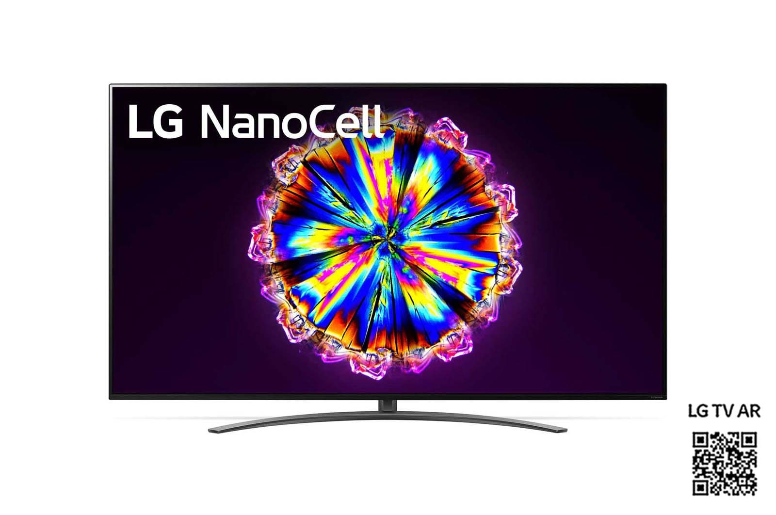 Vy framifrån av LG  4K NanoCell TV 86NANO916NA