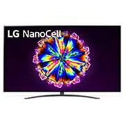 Vy framifrån av LG  4K NanoCell TV 86NANO916NA