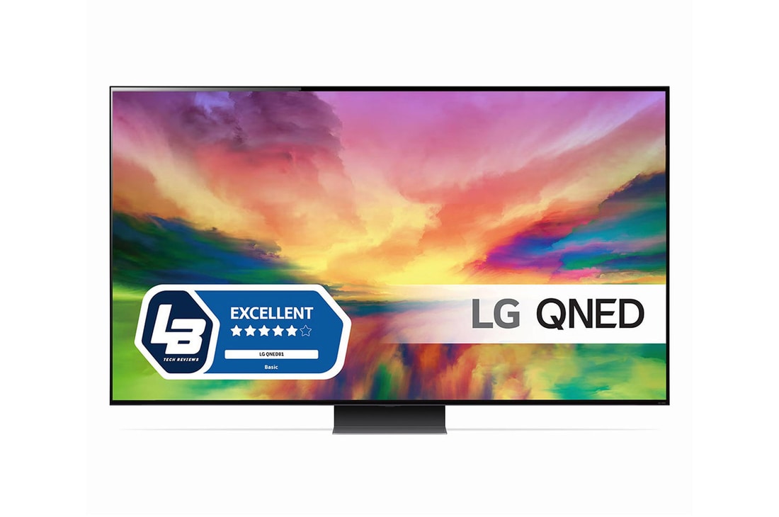 LG 86'' QNED 81 - 4K TV (2023), front view with logo, 86QNED816RE
