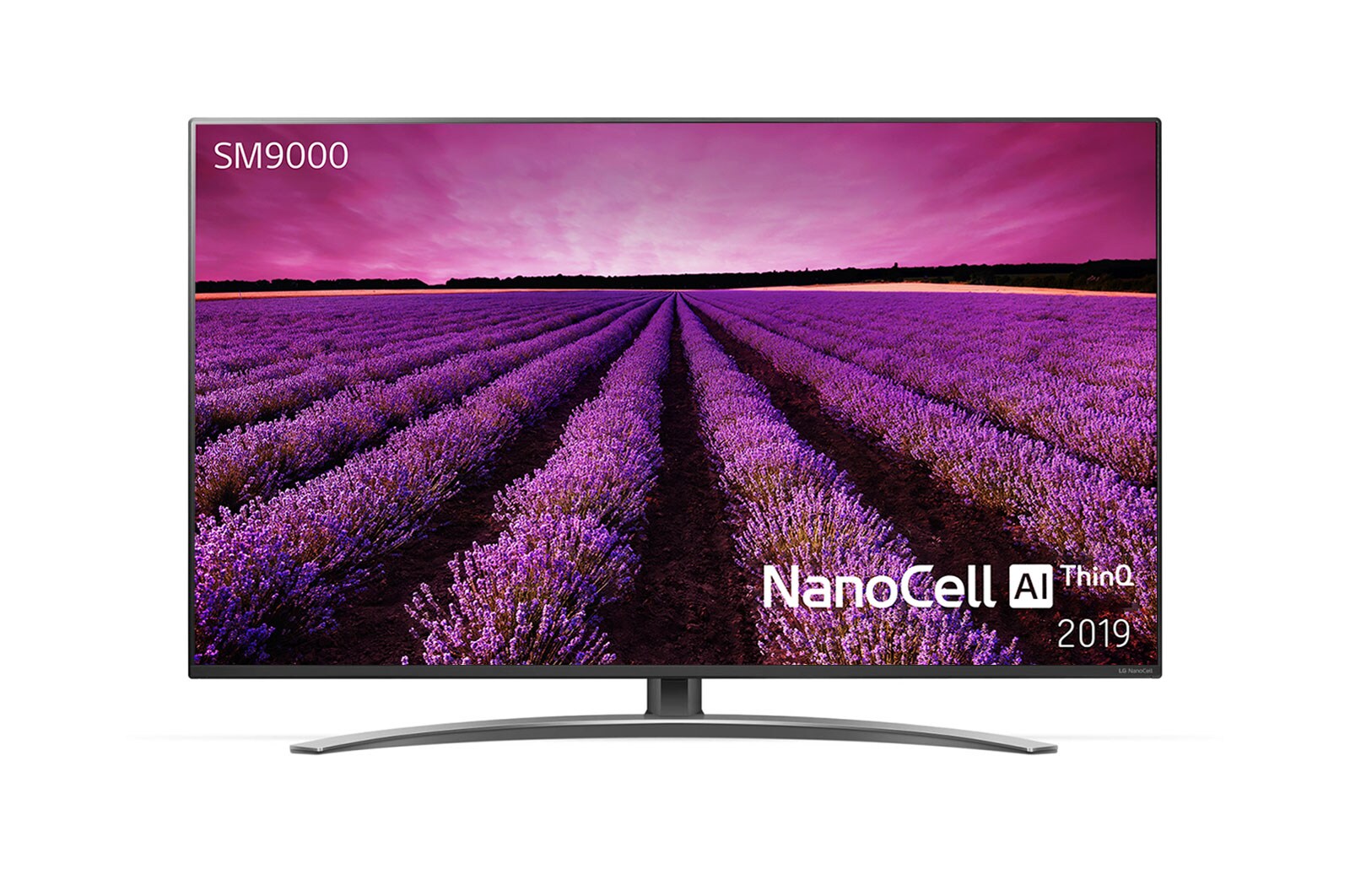 Vy framifrån av LG NanoCell TV- 86” 86SM9000PLA