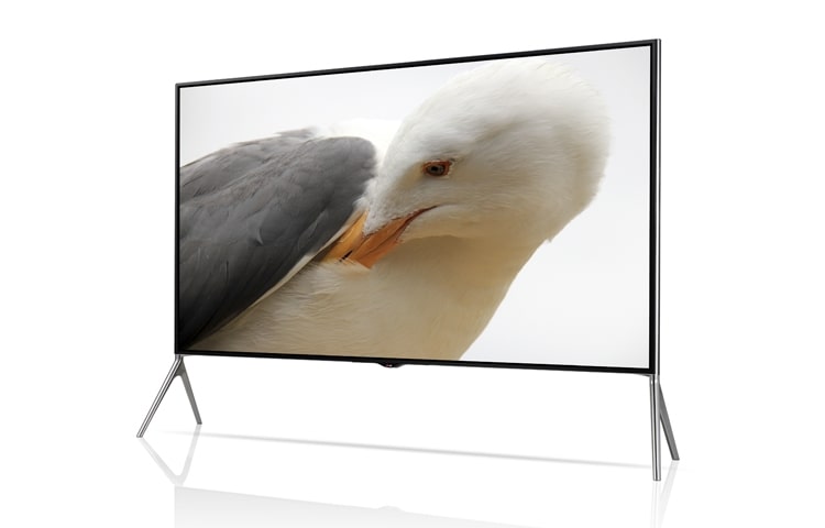 LG Premium LG ULTRA HD TV ger dig äkta biokänsla i vardagsrummet. Denna magnifika skärm har extremt hög bild- och ljudkvalitet. LG ULTRA HD tar bildkvalitet och skärpa till en helt ny nivå med fyra gånger högre bildupplösning än Full HD. Bilden är extremt tydlig och skarp – även på nära håll., 98UB980V