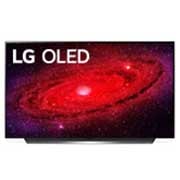 Vy framifrån av 48&#39;&#39; LG OLED 4K TV - CX OLED48CX6LB