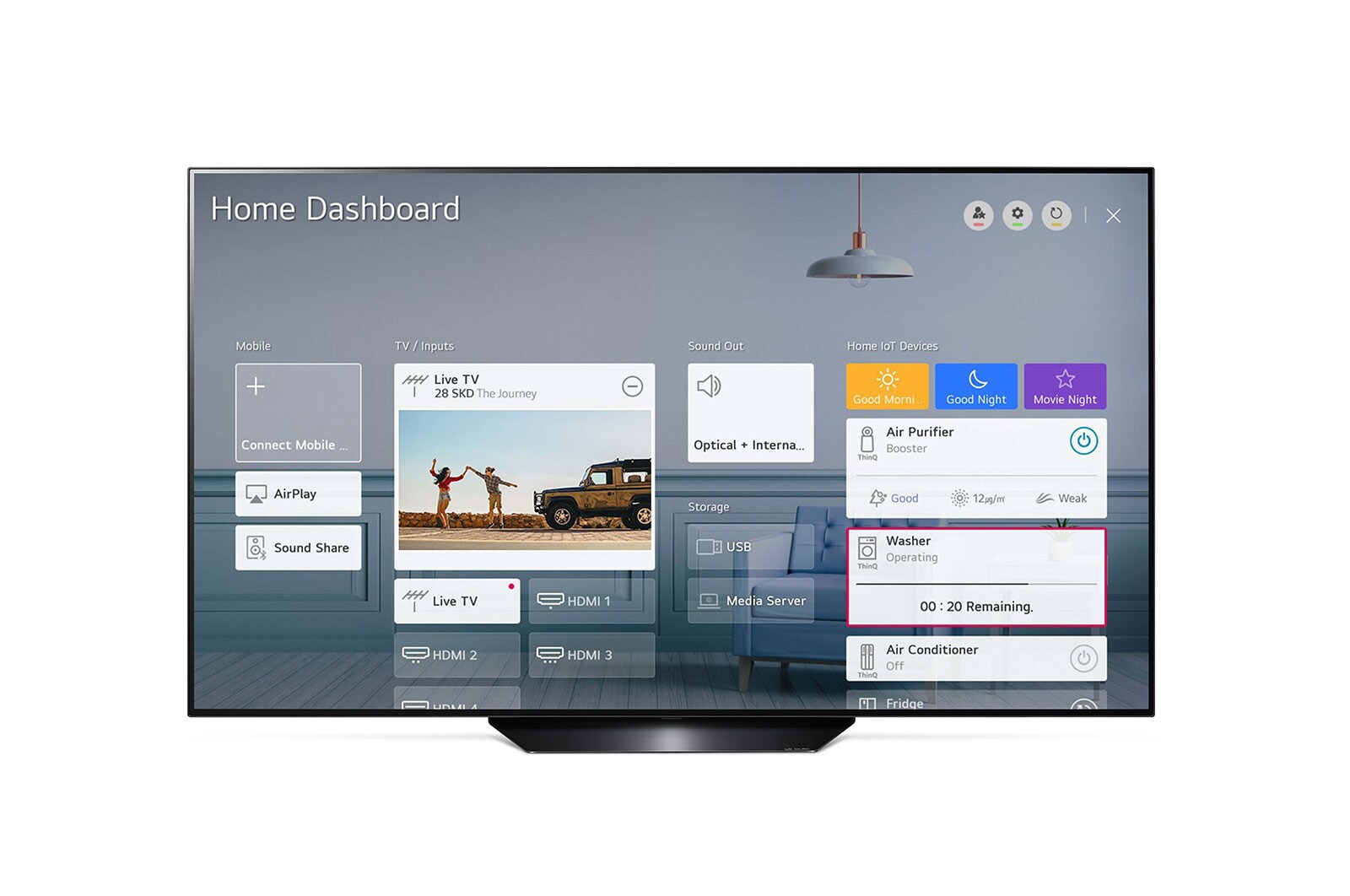 LG BX 65 tum 4K Smart OLED TV, OLED65BX6LB