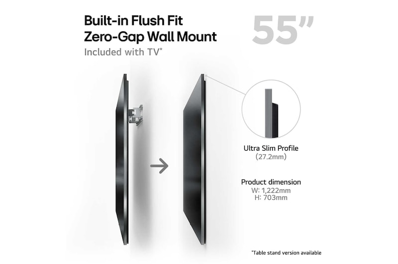 LG 55" OLED evo AI G4 4K Smart TV 2024, OLED55G45LW