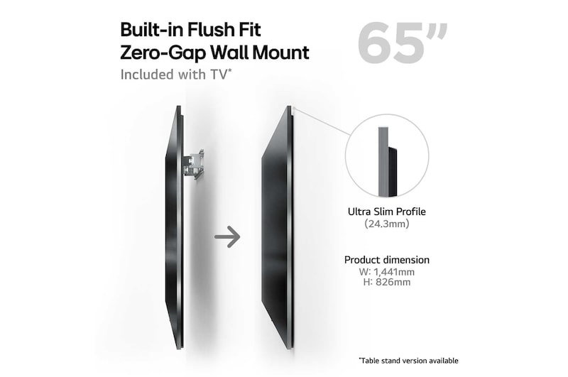 LG 65" OLED evo AI G4 4K Smart TV 2024, OLED65G45LW