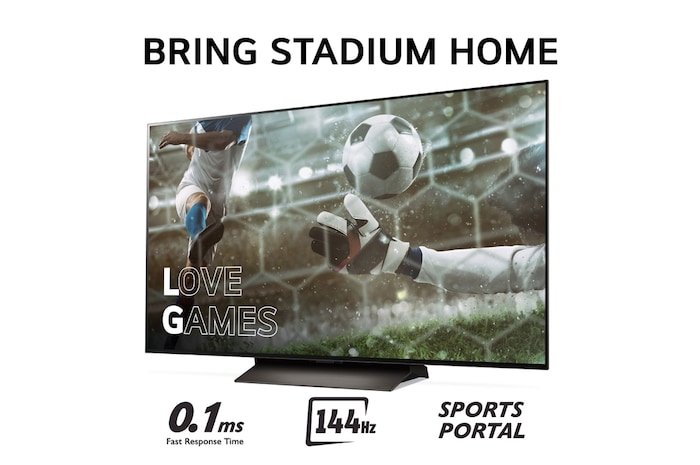 LG 77" OLED evo AI C4 4K Smart TV 2024, OLED77C44LA