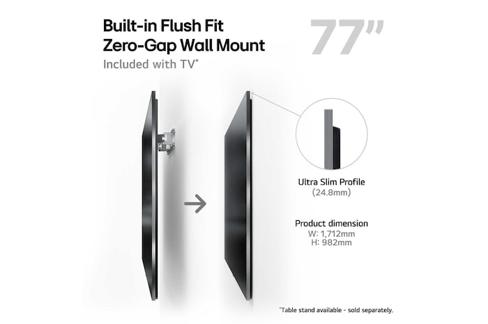 LG 77" OLED evo AI G4 4K Smart TV 2024, OLED77G45LW