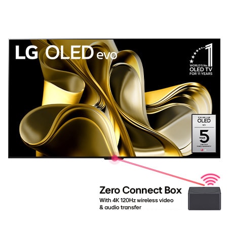 77 tum LG OLED evo M3 - Smart TV med trådlös 4K bildsignal - OLED77M39LA | LG SE