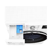 LG 8 kg / 6 kg Tvättmaskin/Torktumlare(Vit) - Steam, Energiklass E, AI DD™, Smart Diagnosis™ med Wi-Fi, CV50T6S2E