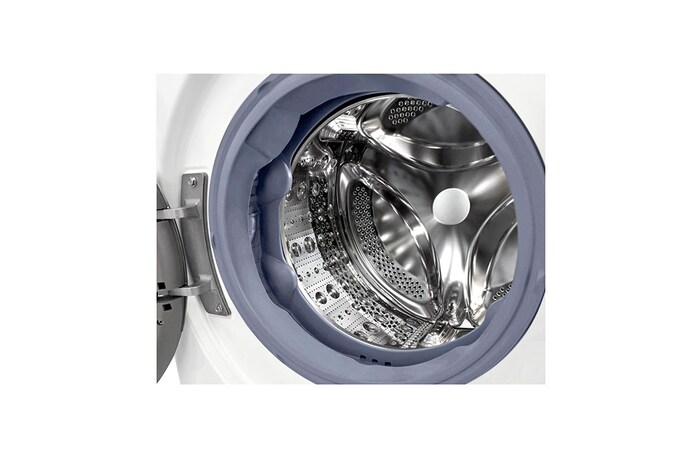 LG 8 kg / 6 kg Tvättmaskin/Torktumlare(Vit) - Steam, Energiklass E, AI DD™, Smart Diagnosis™ med Wi-Fi, CV50T6S2E