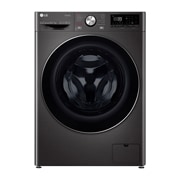 Vy framifrån av 10.5 kg / 7 kg Tvättmaskin/Torktumlare(Svart) - Steam, Energiklass E, TurboWash™360, AI DD™, Smart Diagnosis™ med Wi-Fi CV90J7S2BE