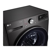 LG 9 kg / 6 kg Tvättmaskin/Torktumlare(Svart) - Auto Dose, Steam, Energiklass E, TurboWash™360, AI DD™, Smart Diagnosis™ med Wi-Fi, CV90V6S2BA