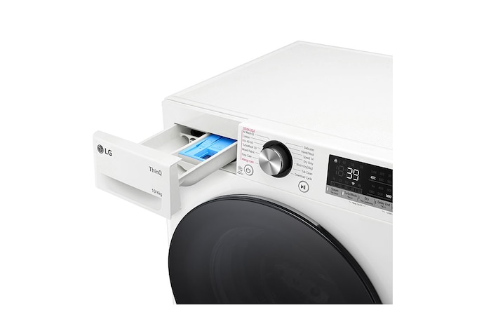 LG 10 kg / 6 kg Kombinerad tvätt/tork(Vit) - Steam, Energiklass A/D, TurboWash™360, AI DD™, Smart Diagnosis™ med Wi-Fi, CV94V7S2WN