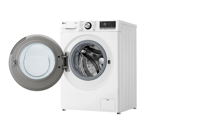 LG 10 kg / 6 kg Kombinerad tvätt/tork(Vit) - Steam, Energiklass A/D, TurboWash™360, AI DD™, Smart Diagnosis™ med Wi-Fi, CV94V7S2WN