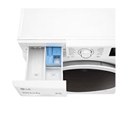 LG 9 kg Tvättmaskin(Vit), Energiklass B, AI DD™, Smart Diagnosis™, E4WV409N0W