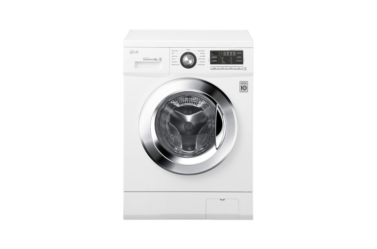 Vy framifrån av 1-6 kg 6 Motion Direct Drive tvättmaskin F1296NDA3