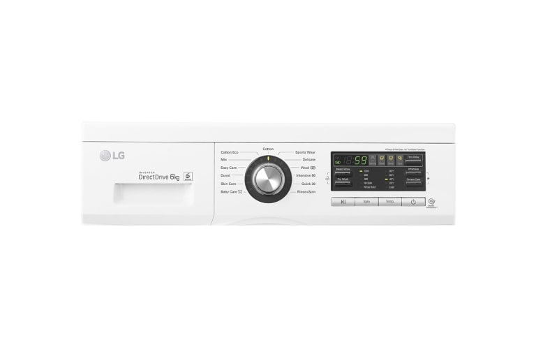 LG 1-6 kg 6 Motion Direct Drive tvättmaskin, F1296NDA3