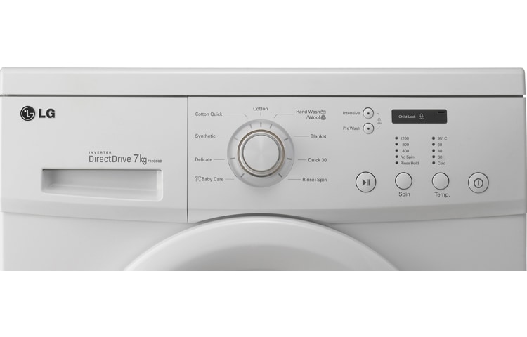 LG 1-7 kg 6 Motion Direct Drive tvättmaskin, F12C3QD