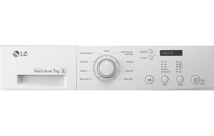 LG 1-7 kg 6 Motion Direct Drive tvättmaskin, F12C3QD