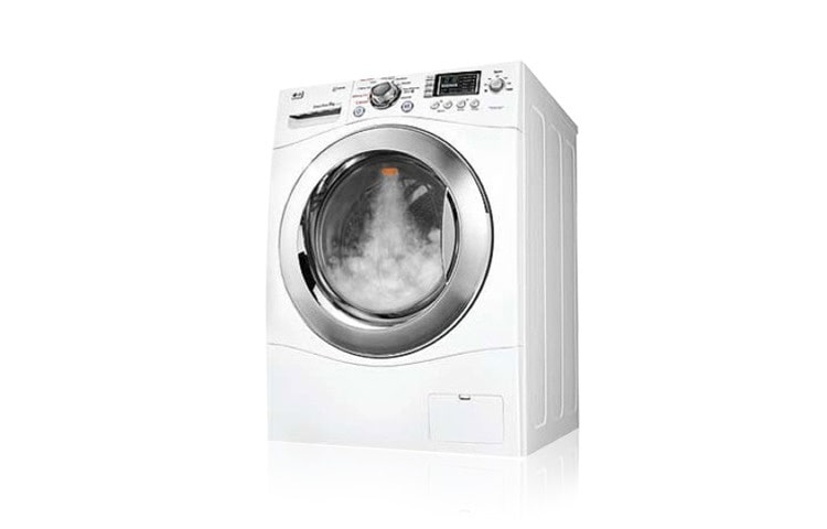 Vy framifrån av 8Kg Steam Direct Drive tvättmaskin F1403TDS