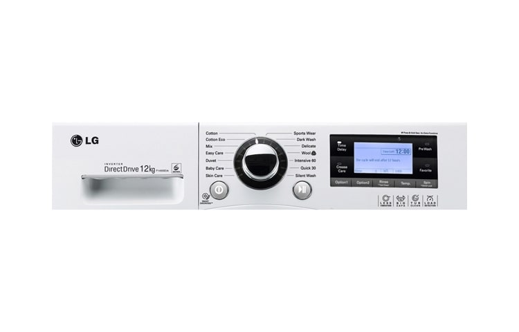LG 1-12 kg Big-in 6 Motion Direct Drive tvättmaskin, F1495BDA