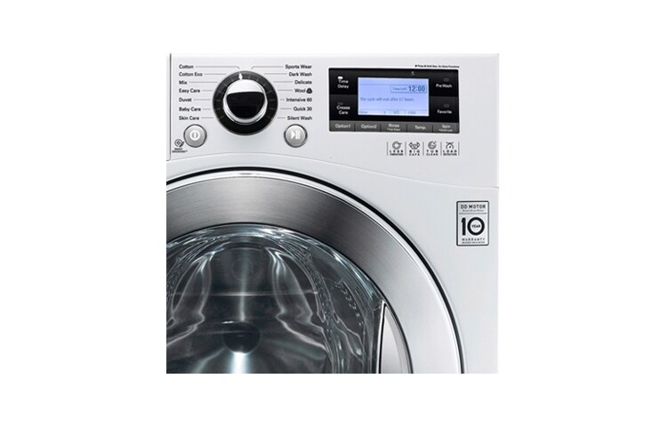 LG 1-12 kg Big-in 6 Motion Direct Drive tvättmaskin, F1495BDA