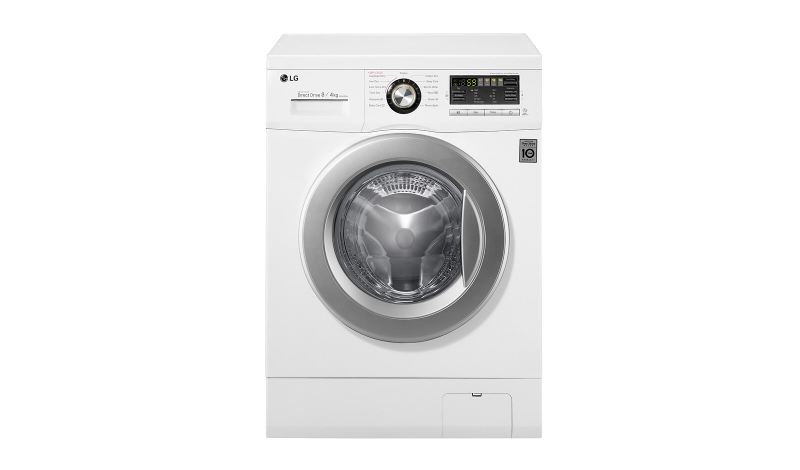 LG 1-8 / 1-4 kg 6 Motion Direct Drive tvätt/torkmaskin, F1496AD1