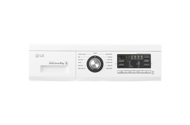 LG 1-8 kg 6 Motion Direct Drive tvättmaskin, F1496TDA3