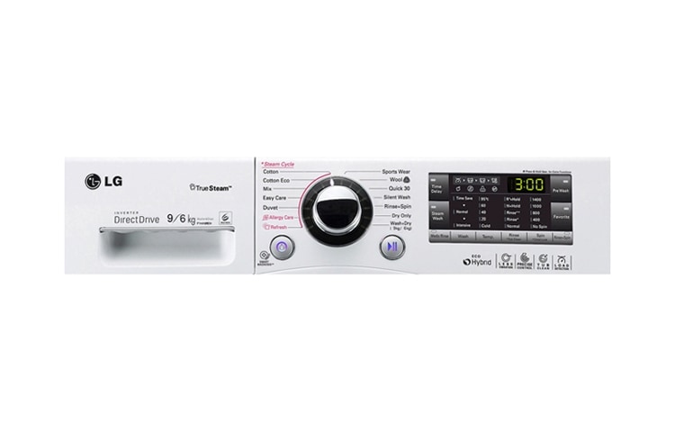 LG 1-9 kg Steam 6 Motion Direct Drive tvätt/torkmaskin, F14A8RDH